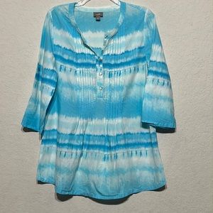 J. Jill quarter button lightweight  blouse size S
